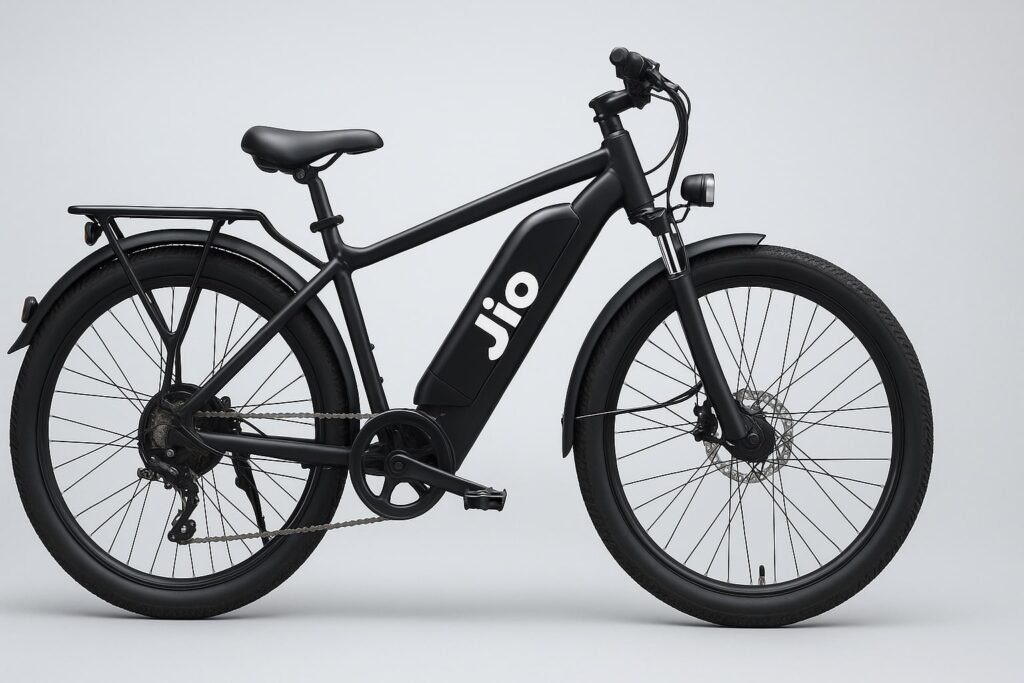 Newly launched Jio cycle beautiful black color- jio electric byke