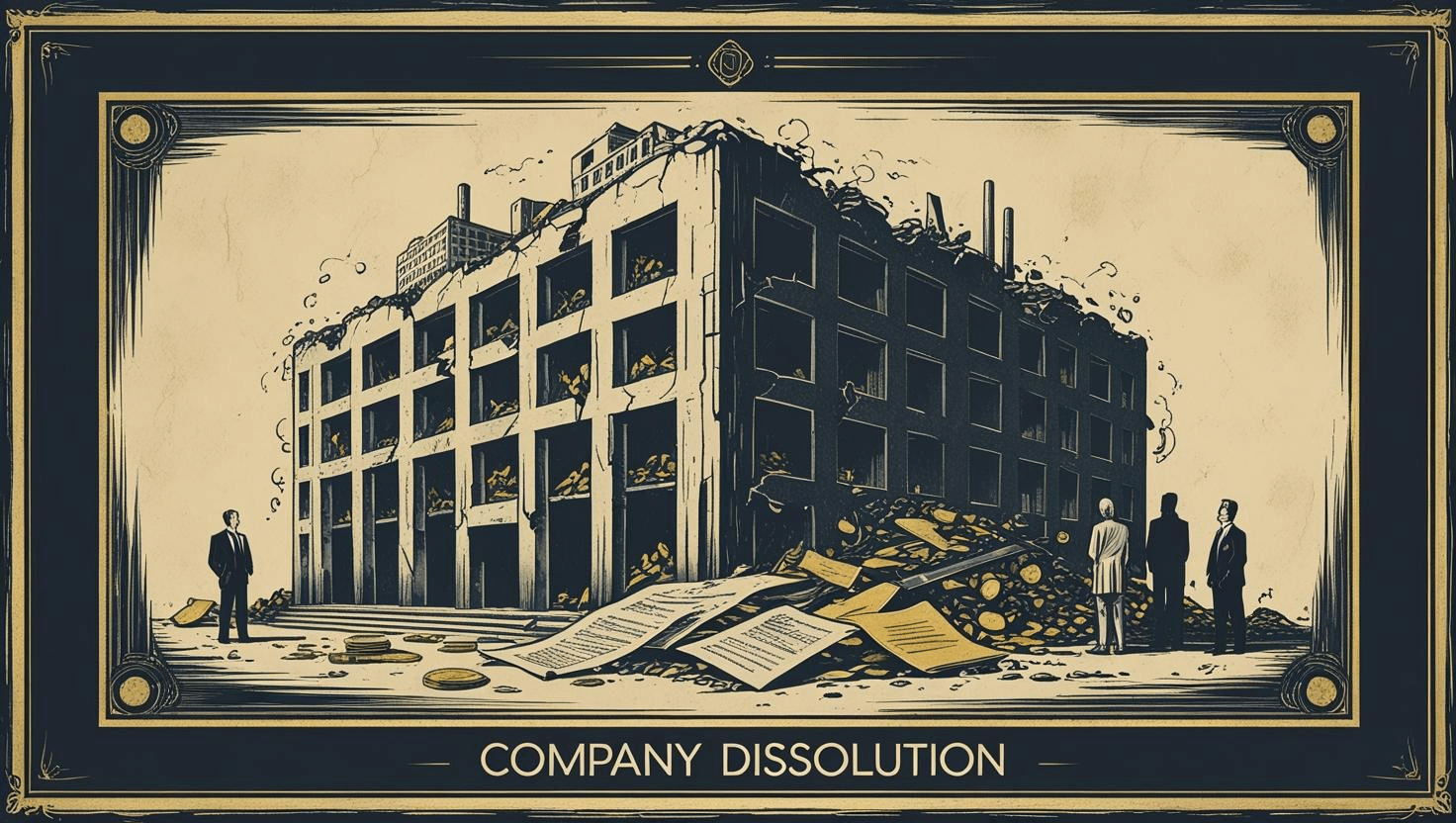 When a company is dissolved