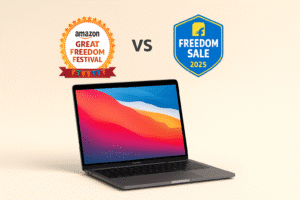 MacBook Showdown: Amazon Great Freedom Sale vs Flipkart Freedom Sale 2025